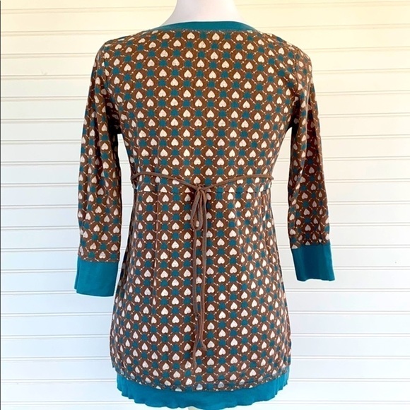 Papaya Heart print Tunic Blouse - Picture 4 of 6